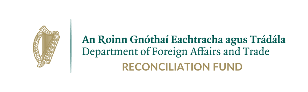 Picture of the Department of Foreign Affairs and Trade Reconciliation Fund logo with the image of a harp. 